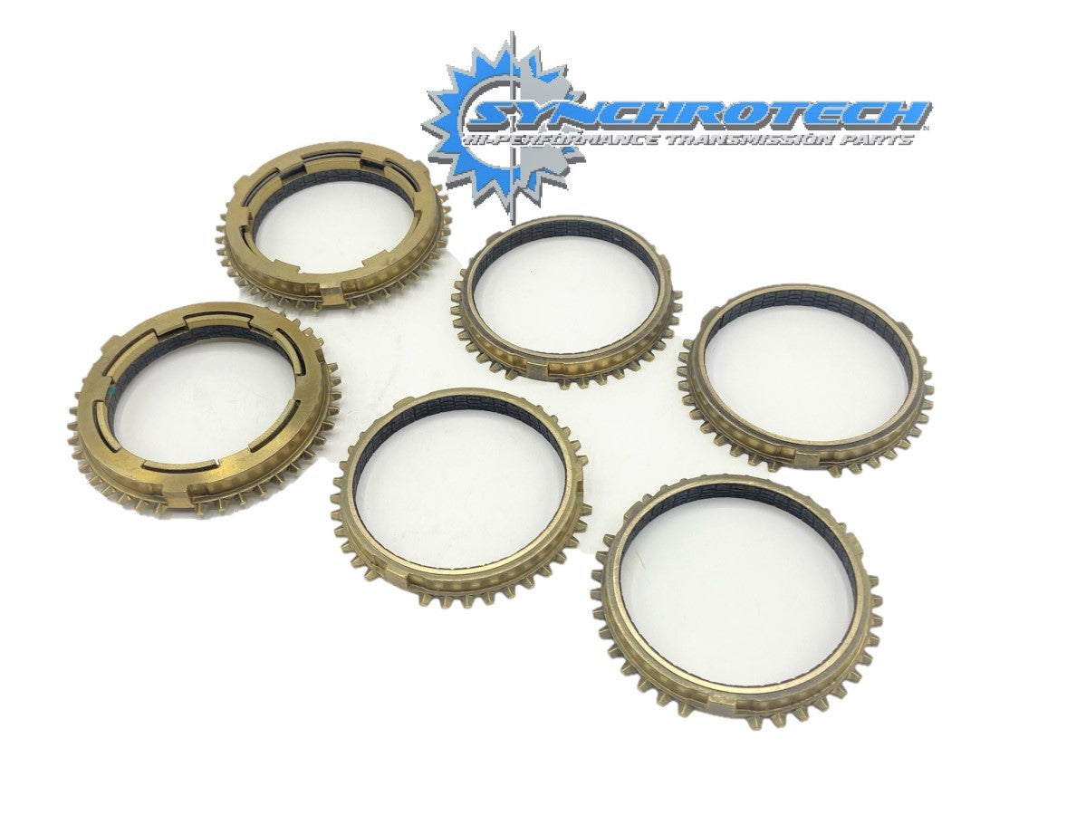 SYN125 Carbon Synchro Set L15B Civic Si EXT 6 Speed (1620) Synchrotech Transmissions